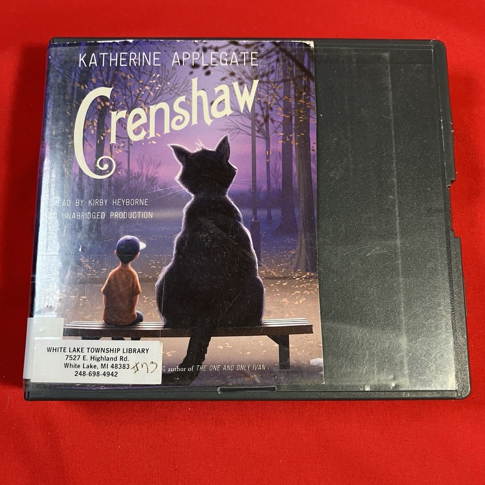 Crenshaw by Katherine Applegate (2015, Compact Disc) / Ex Library / Audiobook‎